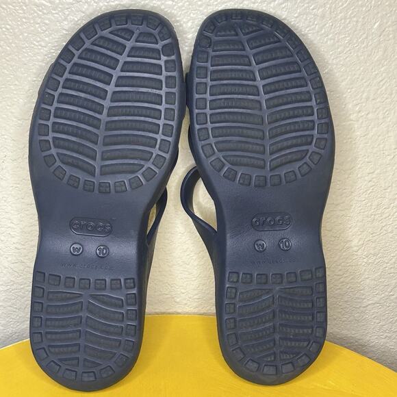 CROCS Navy Blue Sandals - Picture 12 of 15